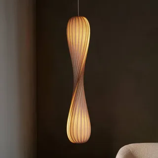 hanglamp TR7, berkenhout, 145 cm hoog, E27 von Tom Rossau in Berk – Produktfoto 1 von 2