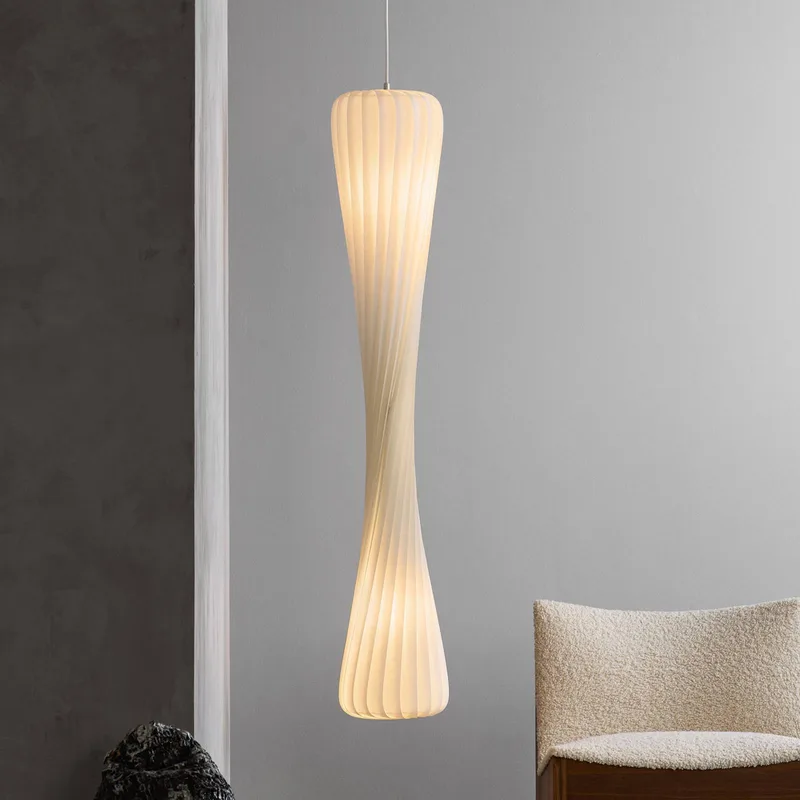 hanglamp TR7, kunststof (PC), 145 cm hoog, E27 de Tom Rossau en Blanc – photo du produit