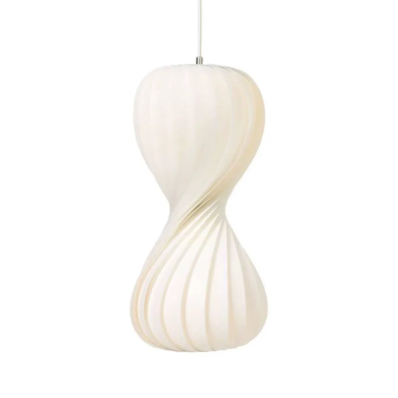 hanglamp TR7, kunststof (PC), 55 cm hoog, E27 de Tom Rossau en Blanc – photo du produit