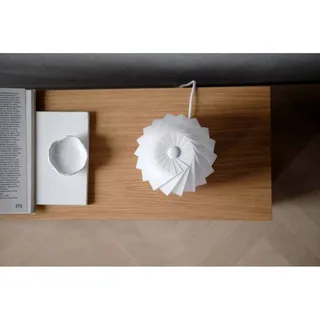 tafellamp ST906 Mini, 19 cm, papier, E27 van Tom Rossau in Wit – productfoto 1 van 5