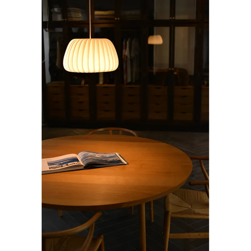 TR19 Hanglamp Ø40 Lacquered Paper White by Tom Rossau – product photo
