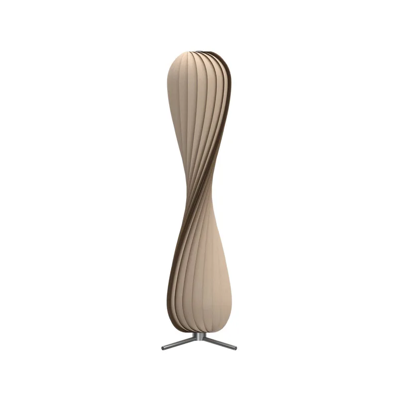 vloerlamp TR7, berkenhout, 117 cm hoog, E27 von Tom Rossau in Berk – Produktfoto 2 von 2