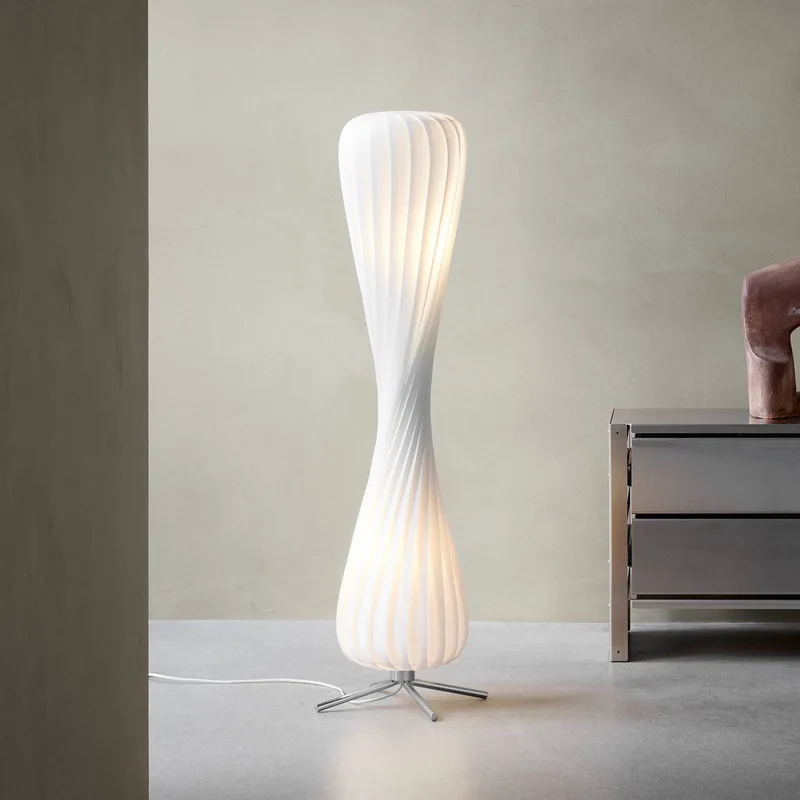 vloerlamp TR7, kunststof (PP), 117 cm hoog, E27 by Tom Rossau in White – product photo