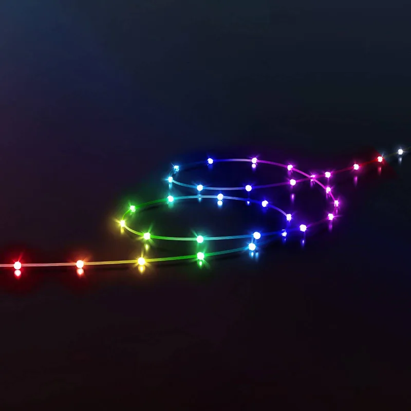 Dots LED lichtketting RGB, IP44, 10m by Twinkly in Black – product photo 1 of 5