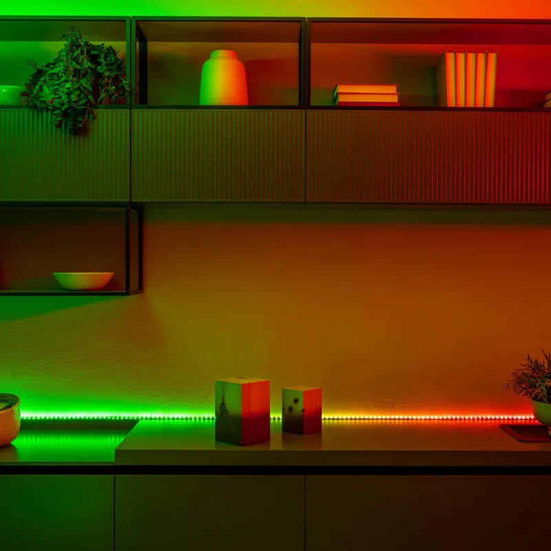 Lichtlijn LED Strip RGB 1,5m WIFI Starter van Twinkly in Zwart – productfoto
