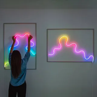 Light flex LED lichtslang RGB 2m WIFI by Twinkly in White – product photo 2 of 5