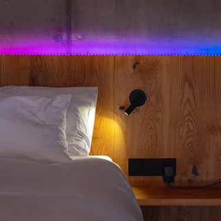 Light line LED-list RGB 1,5 m utvidgning från Twinkly i Svart – produktbild 2 av 5