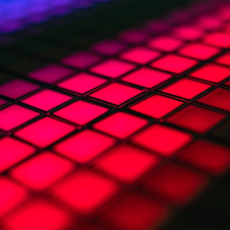 RGB kvadrater svart 1-delad startuppsättning USB-C från Twinkly i Svart – produktbild 3 av 5