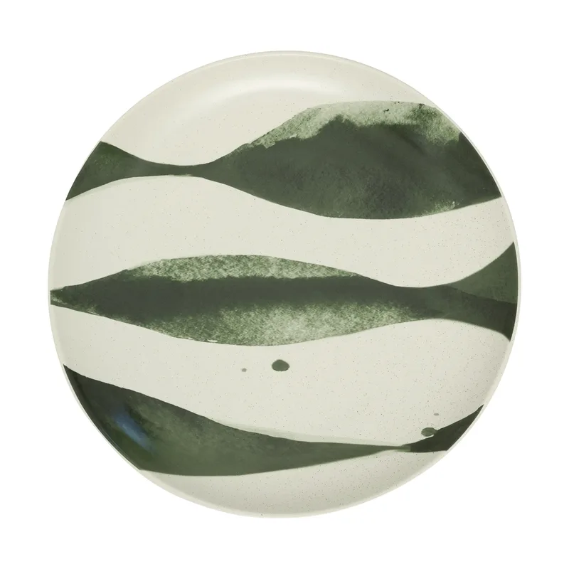 Aalto Schale Ø35 cm Weiß-Grün von Urban Nature Culture – Produktfoto