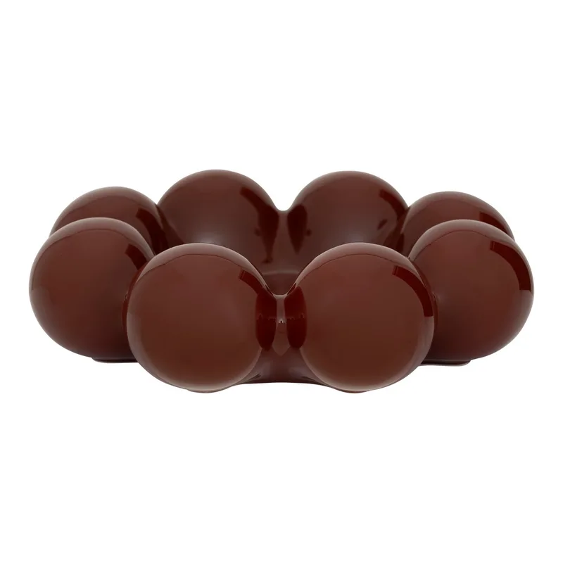 Decoratie object - schaal Sisko - D36cm H9.7cm fra Urban Nature Culture i Rød – produktbillede
