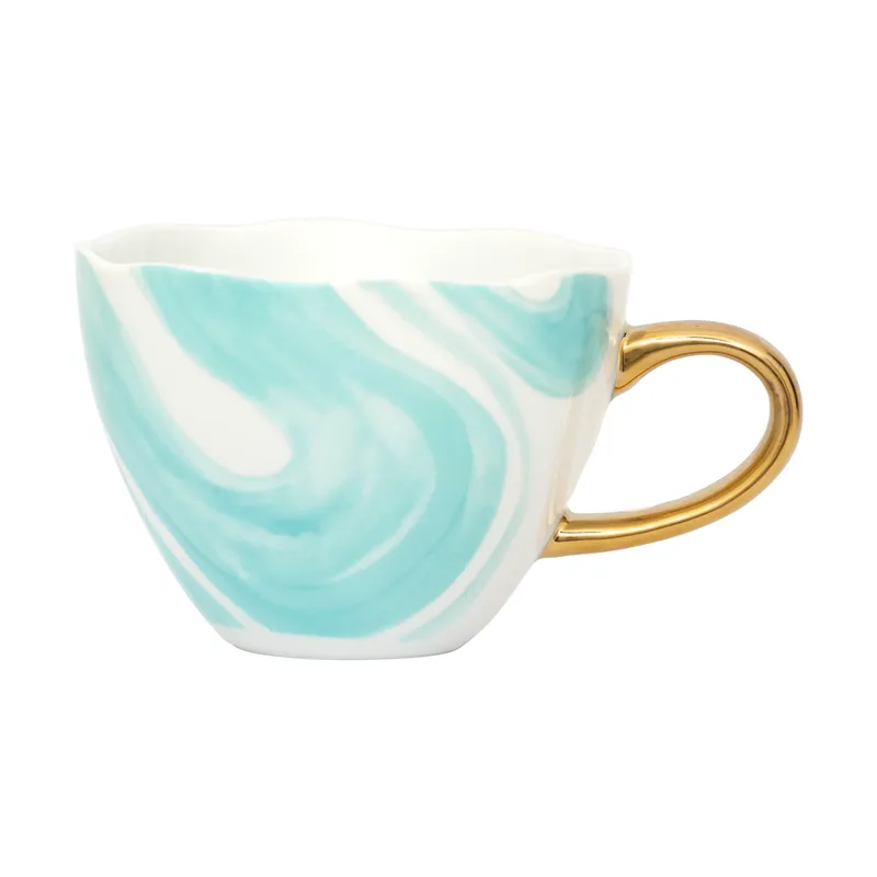 Good Morning Cappuccino Tasse 30cl Valuri emerald green von Urban Nature Culture – Produktfoto