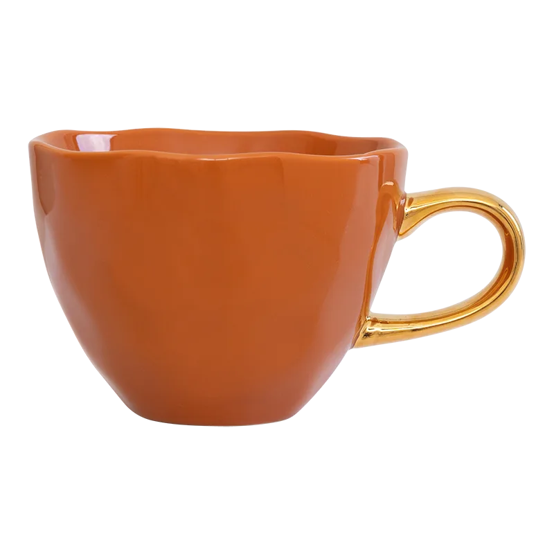 Good Morning Cup - Cappuccino-/theekop Burnt Orange by Urban Nature Culture – product photo