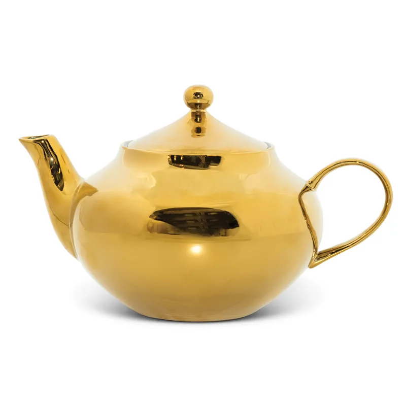 Good Morning Teekanne 1,2 L Goldfarben von Urban Nature Culture – Produktfoto
