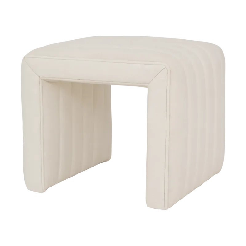 Lyne Sitzpouf 46x35x38 cm Off white von Urban Nature Culture – Produktfoto