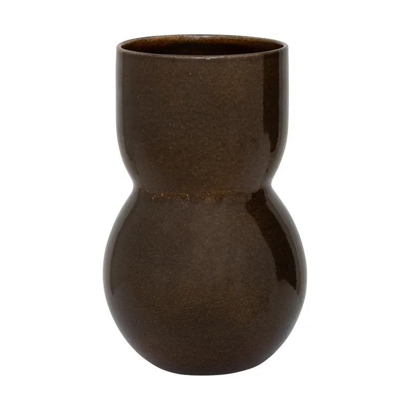 Noan Vase 28 cm Dark downtown brown von Urban Nature Culture – Produktfoto