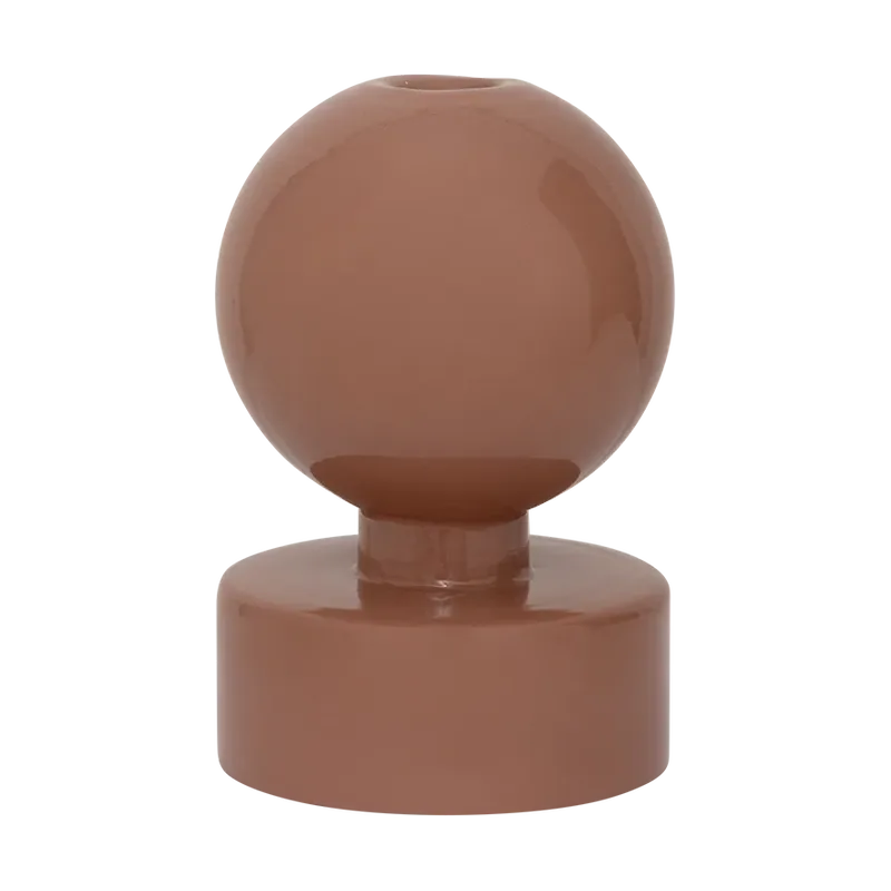 Pallo B Kerzenhalter 13 cm Cameo brown von Urban Nature Culture – Produktfoto