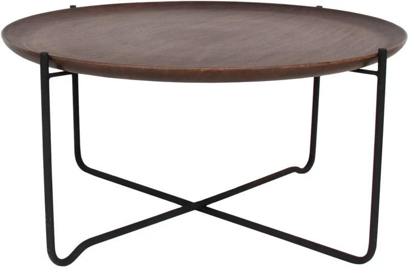 salontafel Fez M Diameter 70cm Hoogte 35cm de Urban Nature Culture en Marron – photo du produit