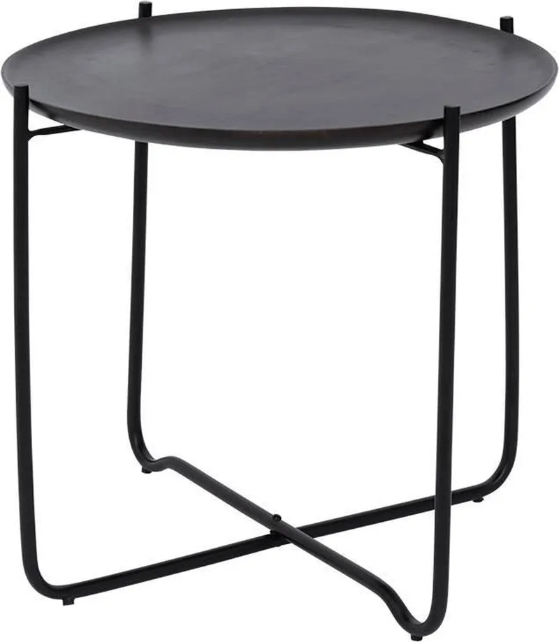 salontafel Fez S Diameter 50cm Hoogt 45cm by Urban Nature Culture in Black – product photo