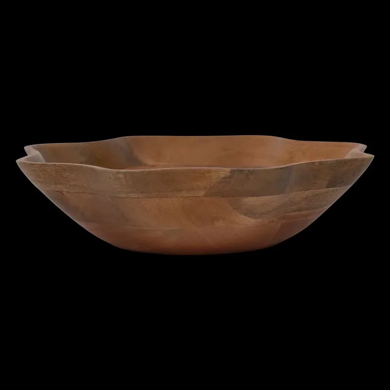 Serveerschaal Bonnie D40cm H10cm Mangohout von Urban Nature Culture in Hout – Produktfoto