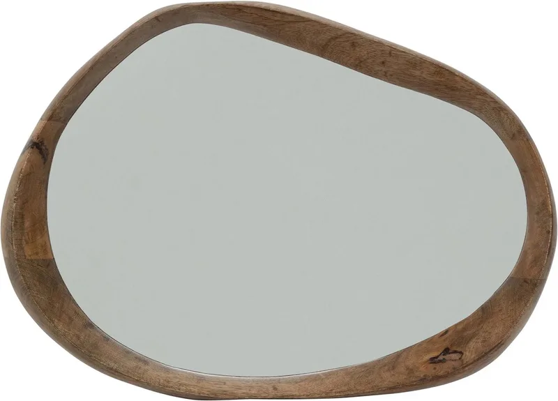 spiegel Shizu S mangohout 41x5x30 cm van Urban Nature Culture in Bruin – productfoto