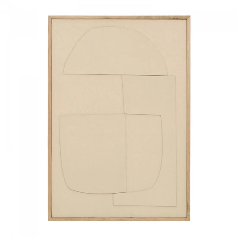 wanddecoratie Capas - 64x44x2.5cm by Urban Nature Culture in Khaki – product photo