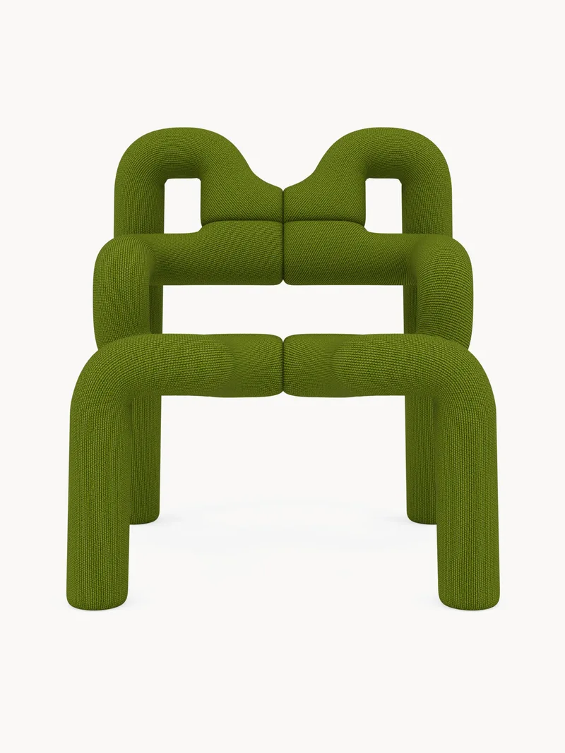 Gebreide wollen armleunstoel Ekstrem by Varier – product photo