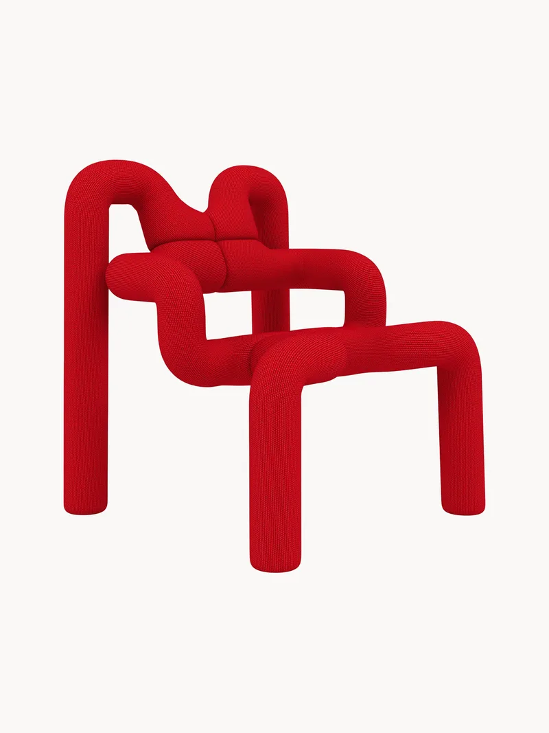 Gebreide wollen armleunstoel Ekstrem by Varier – product photo