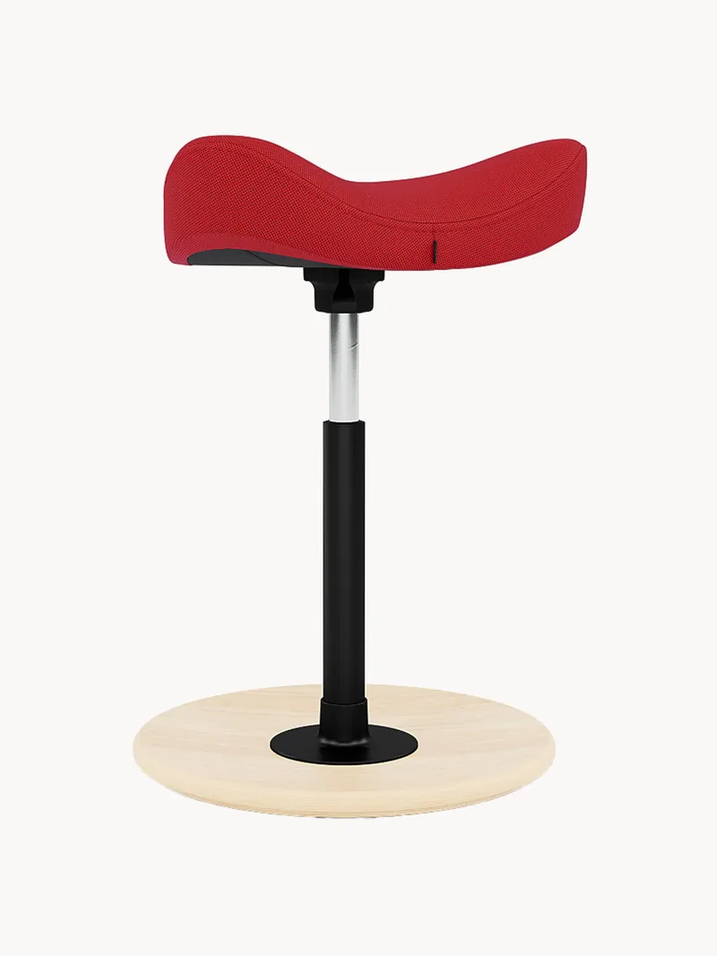 Gestoffeerde ergonomische bureaustoel Move, in hoogte verstelbaar by Varier – product photo