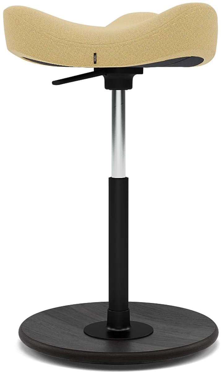 Move zadelkruk, Geel/Zwart Tonal - ergonomisch de Varier en Jaune – photo du produit