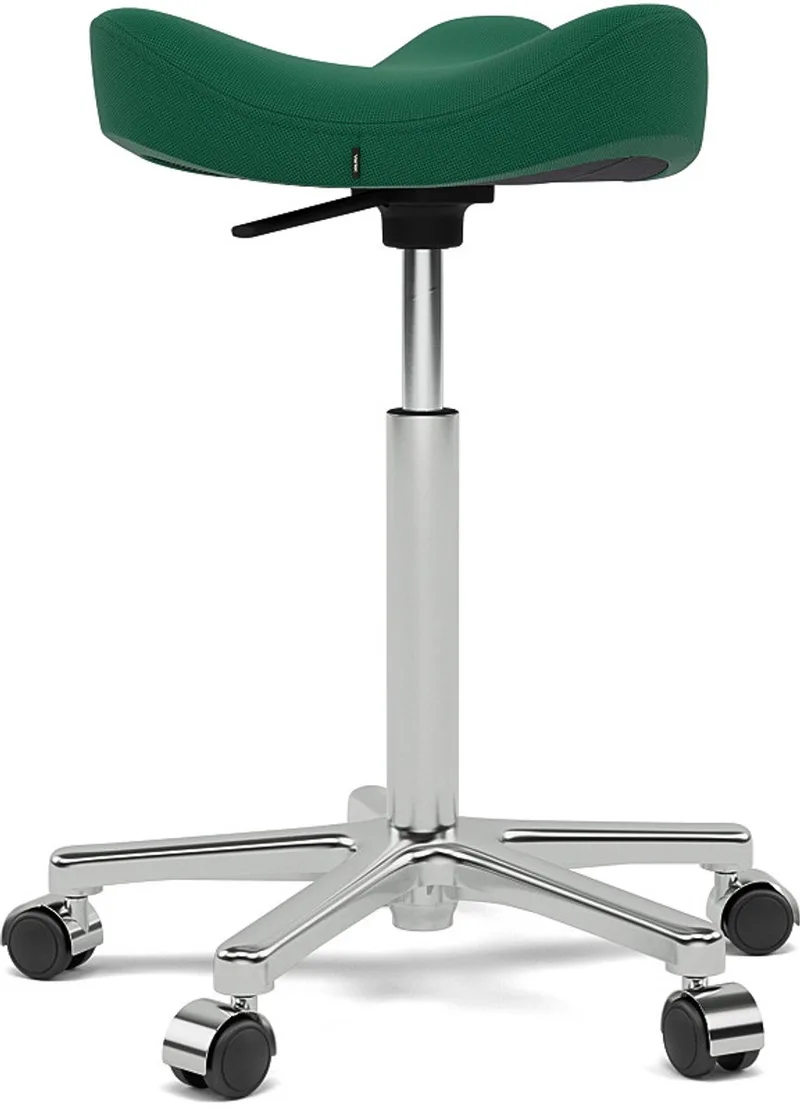 Move™ with wheels - Groen/Chroom de Varier en Vert – photo du produit