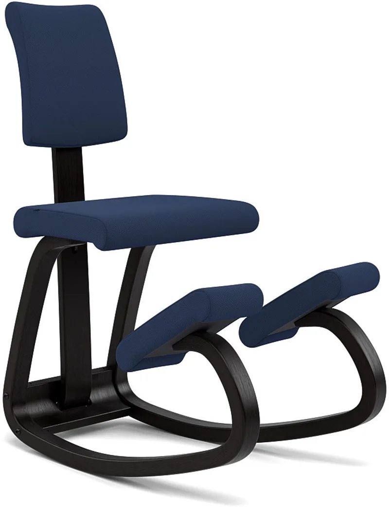 Variable Plus balansstoel Blauw/Zwart Tonal de Varier en Bleu – photo du produit