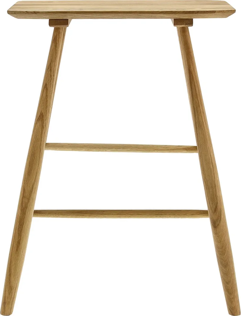 Bodo Hoge kruk 46,5 x 28 x 64 cm Natuur Geolied Eiken von Villa Collection in Nature oiled – Produktfoto