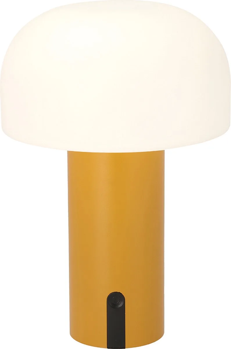 Styles LED Lamp Dia 15 x 22,5 cm van Villa Collection in Amber – productfoto