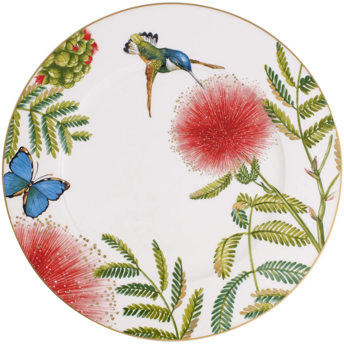Amazonia Anmut Platzteller von Villeroy & Boch in Grün, Weiß, Gelb – Produktfoto