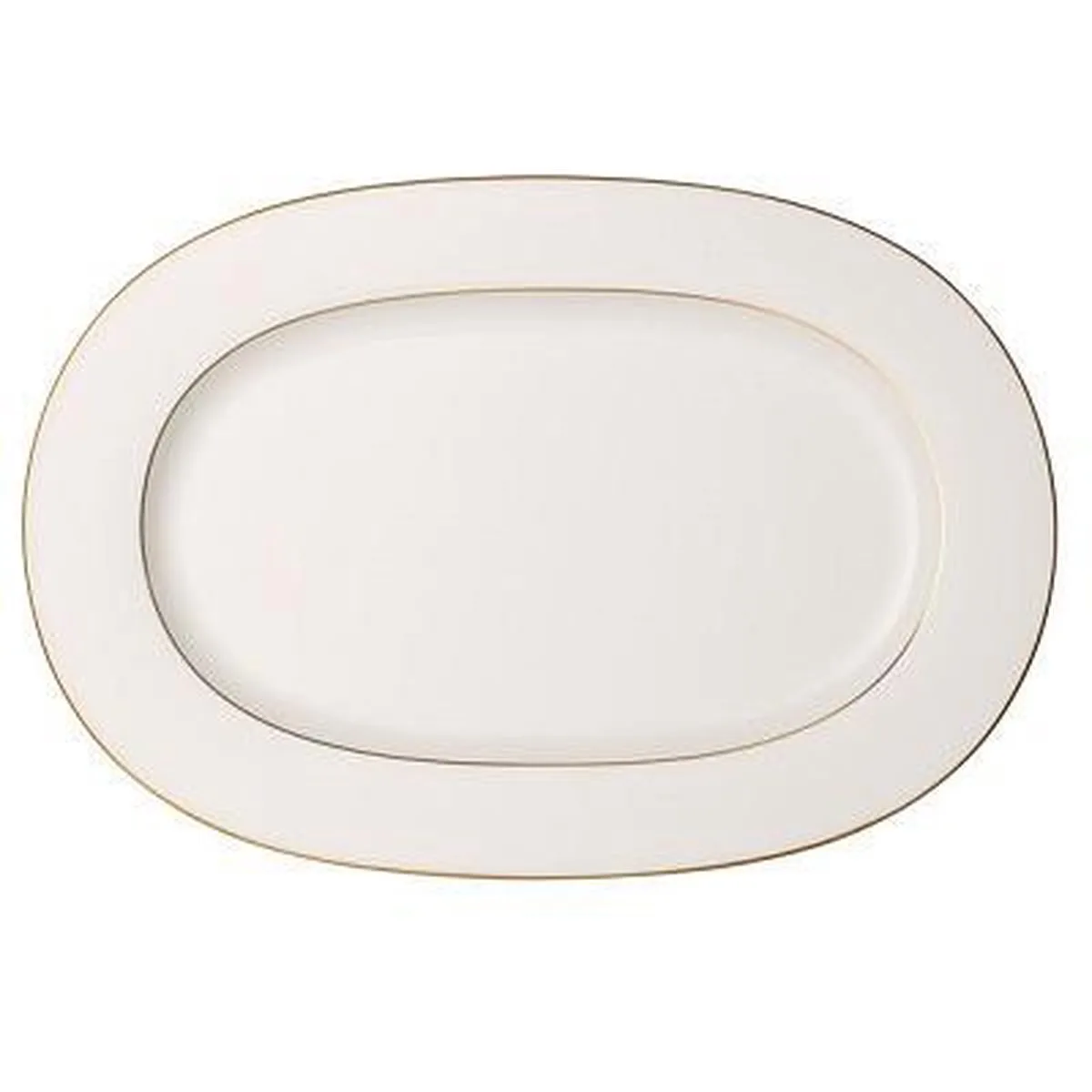Anmut Gold - Vleesschaal von Villeroy & Boch in Weiß, Gold – Produktfoto