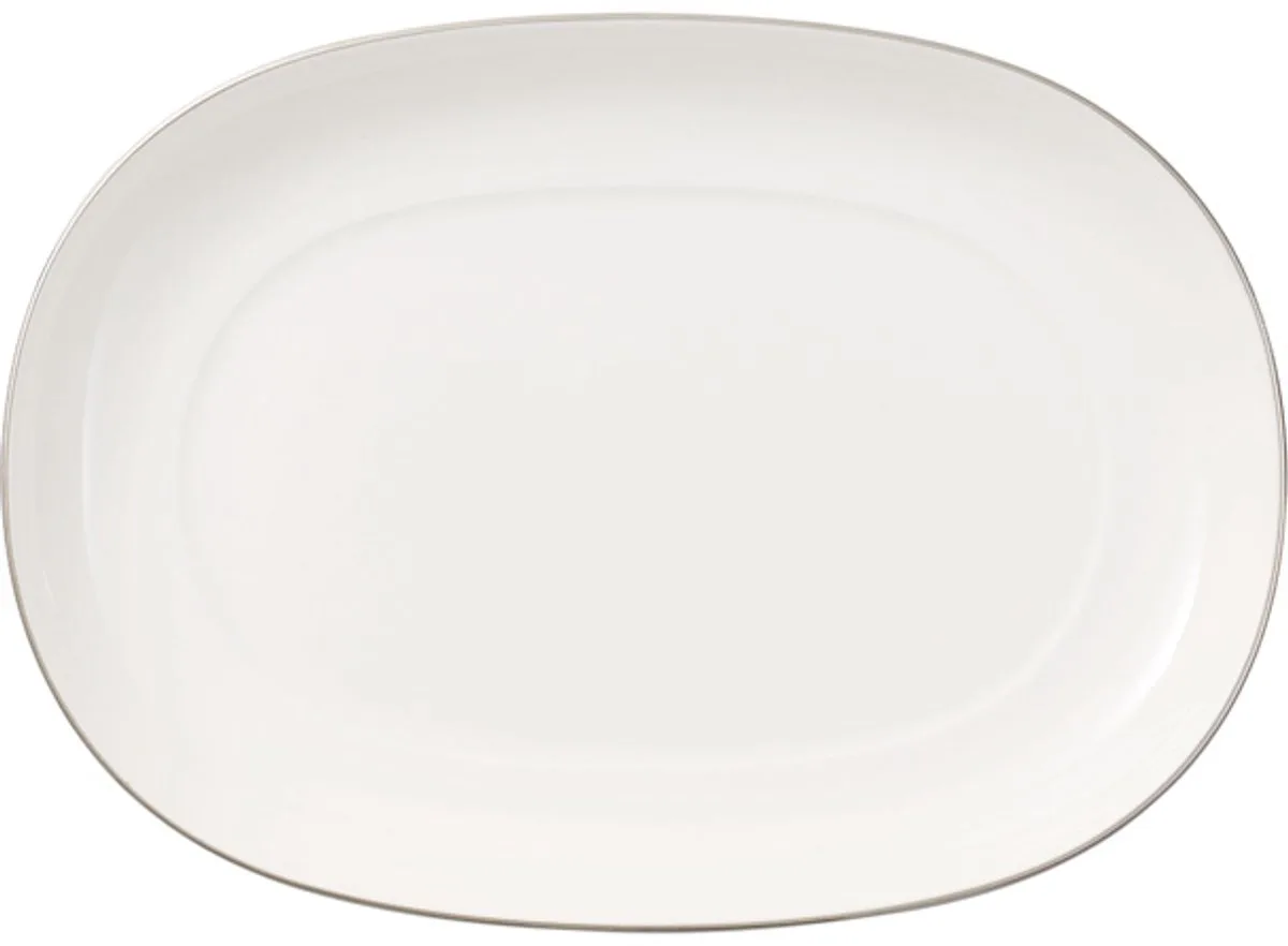 Anmut Platinum no 1 - Zuurschaaltje 20 cm de Villeroy & Boch en Blanc, Argent – photo du produit