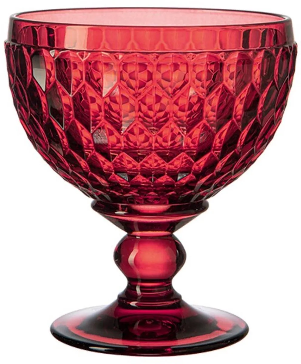 Boston coloured Sekt/IJscoupe Red - 12,5 cm från Villeroy & Boch i Röd, Transparent – produktbild