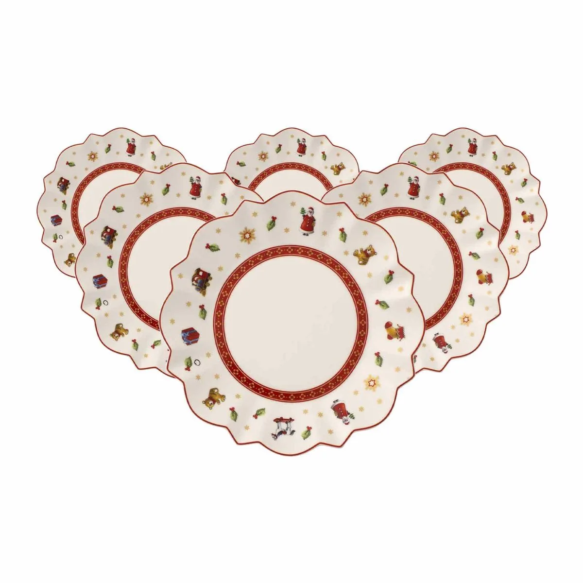 Brotteller Toy's Delight ø 17,9 cm Set van 6 von Villeroy & Boch in Wit-gekleurd – Produktfoto
