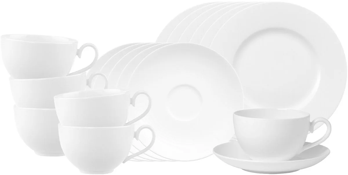 Cappucchino-Set Royal Set van 18 de Villeroy & Boch en Wit-gekleurd – photo du produit