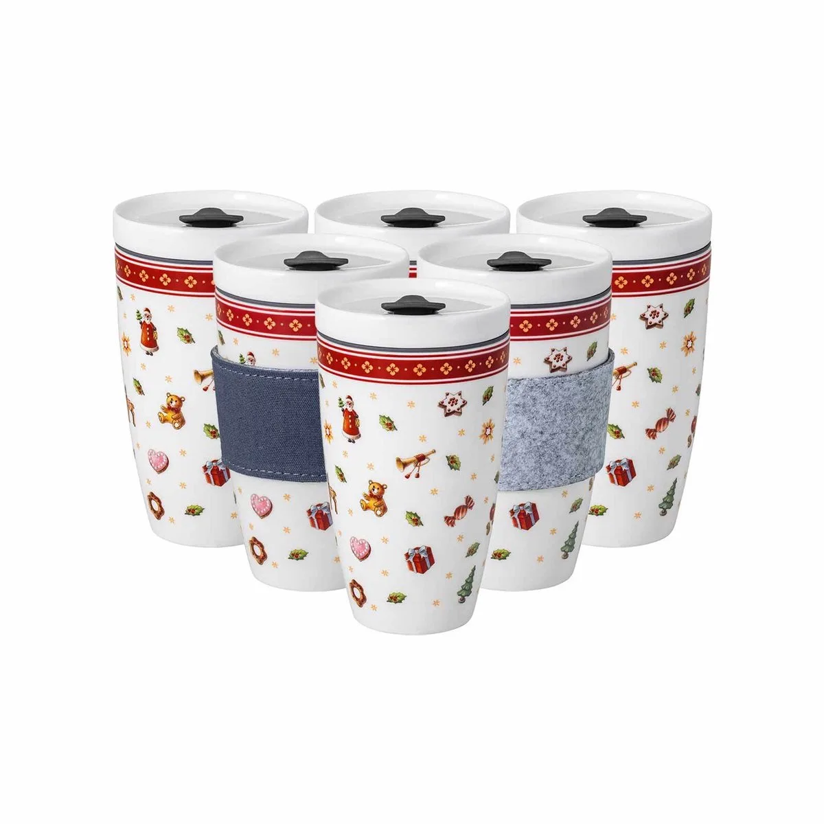 Coffee To Go Becher Toy's Delight 350 ml Set van 6 de Villeroy & Boch en Gekleurd – photo du produit