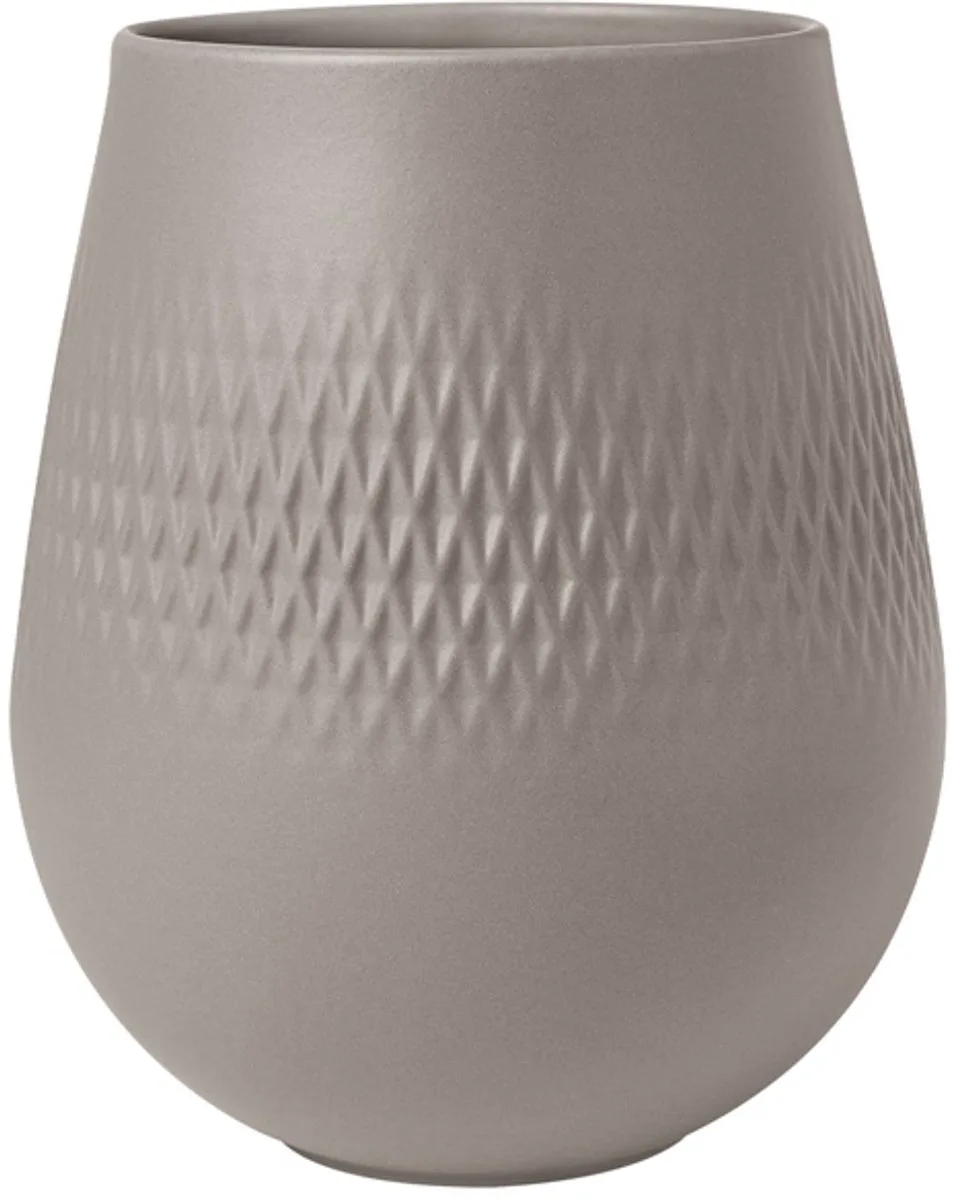 Collier - Vaas Carre 14,5cm van Villeroy & Boch in Taupe – productfoto