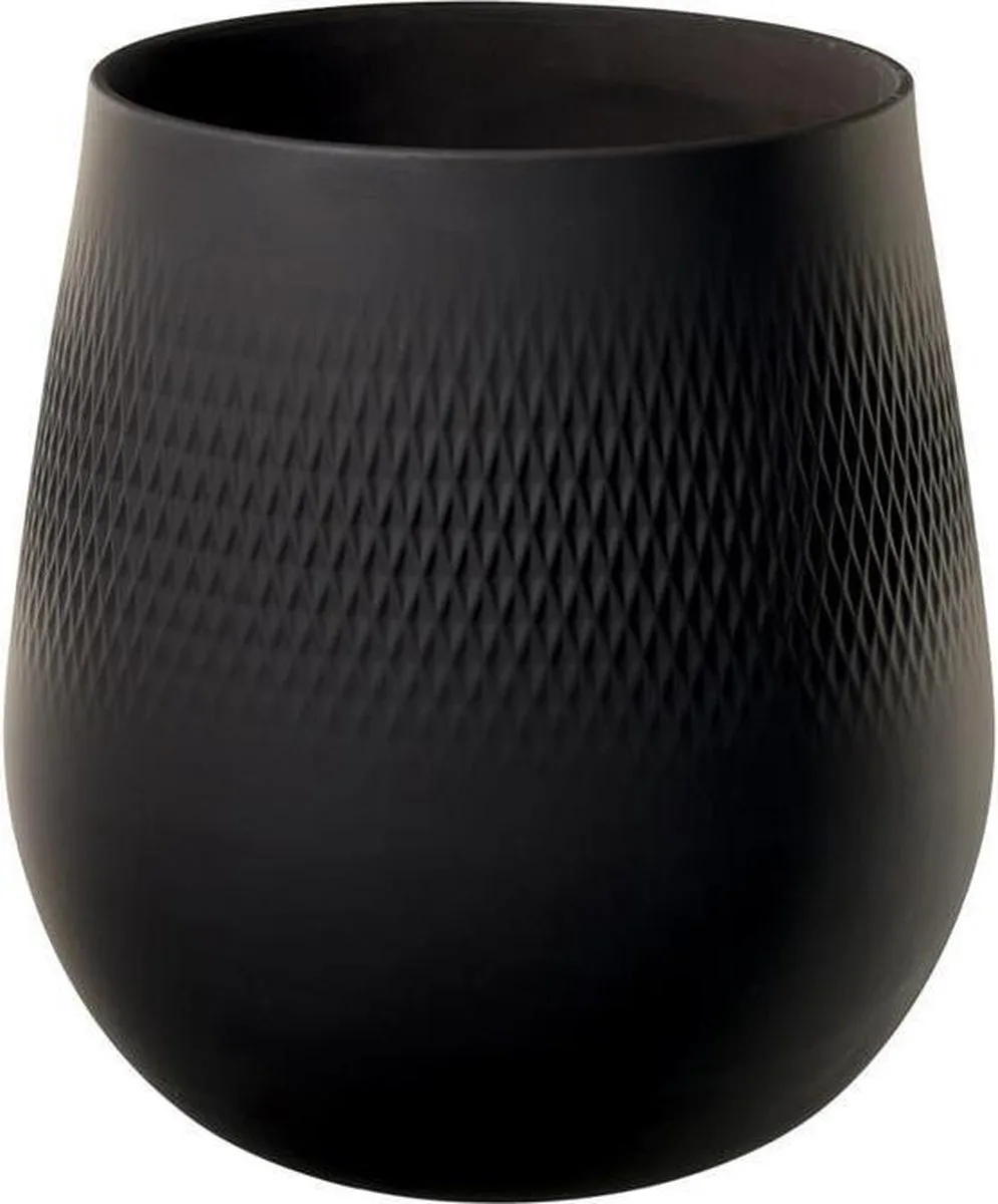 Vase Collier Noir Carre moyen de Villeroy & Boch en Noir – photo du produit