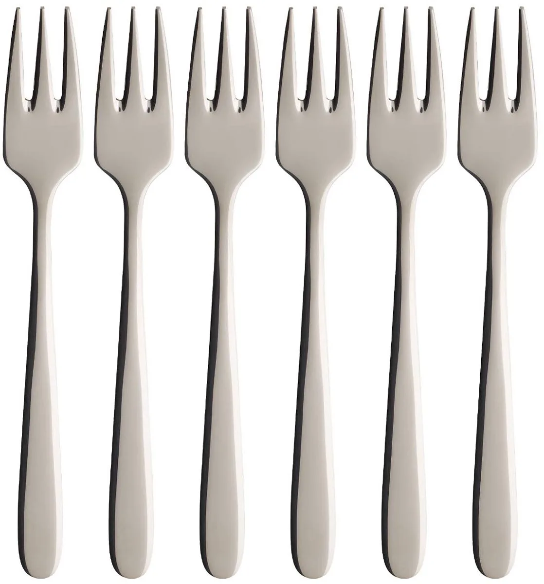 Daily Line - Gebaksvork Set/6 15cm de Villeroy & Boch en Argent – photo du produit