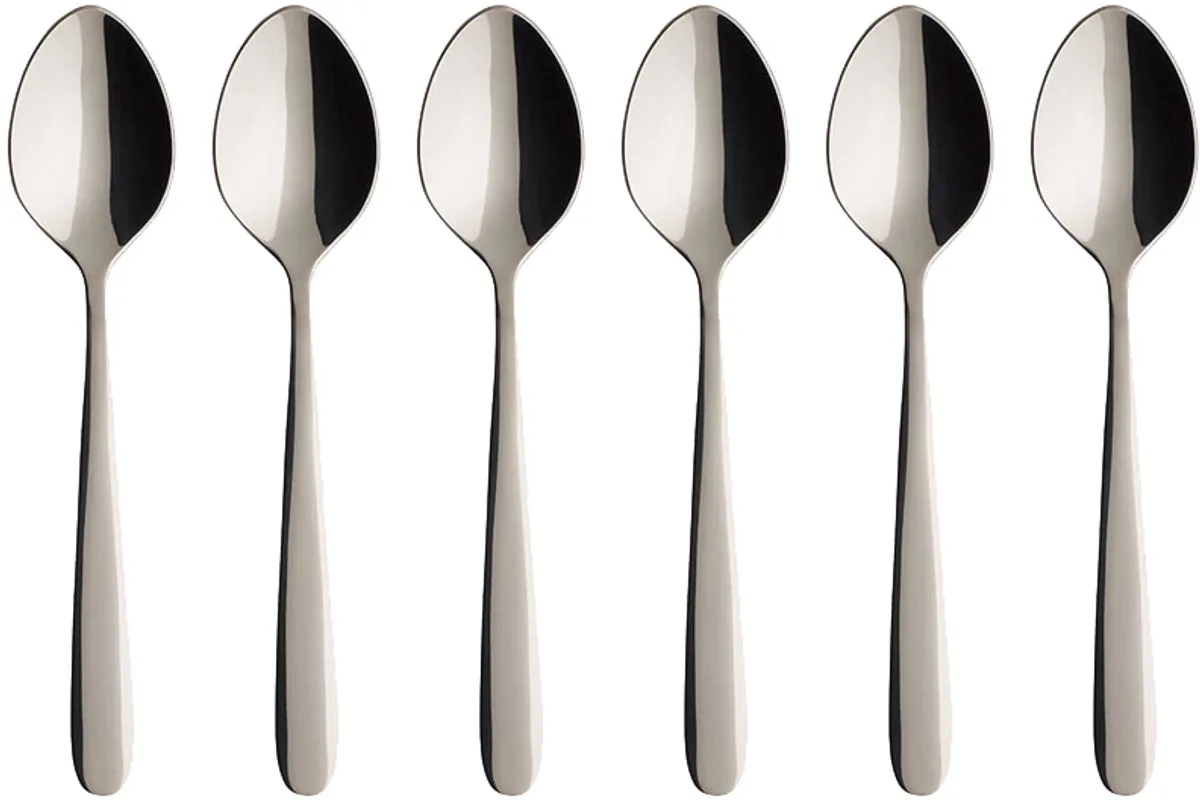 Daily Line - Koffielepel set van 6 14cm von Villeroy & Boch in Silber – Produktfoto