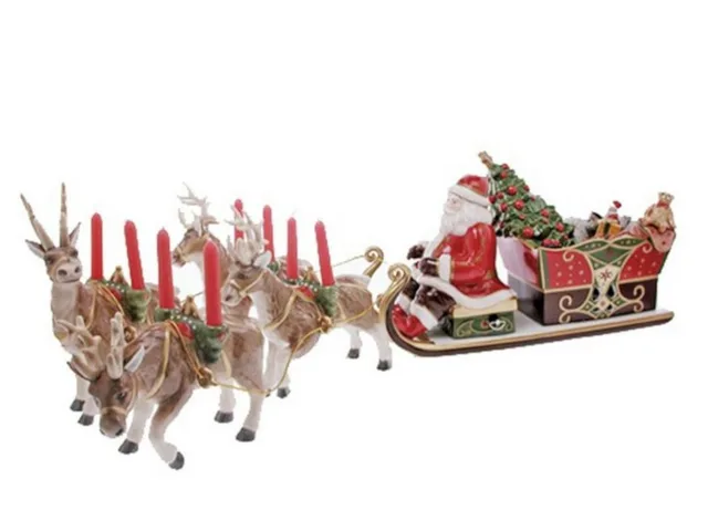 Dekofigur Christmas Toys Memory Santa's Schlittenfahrt 22 cm