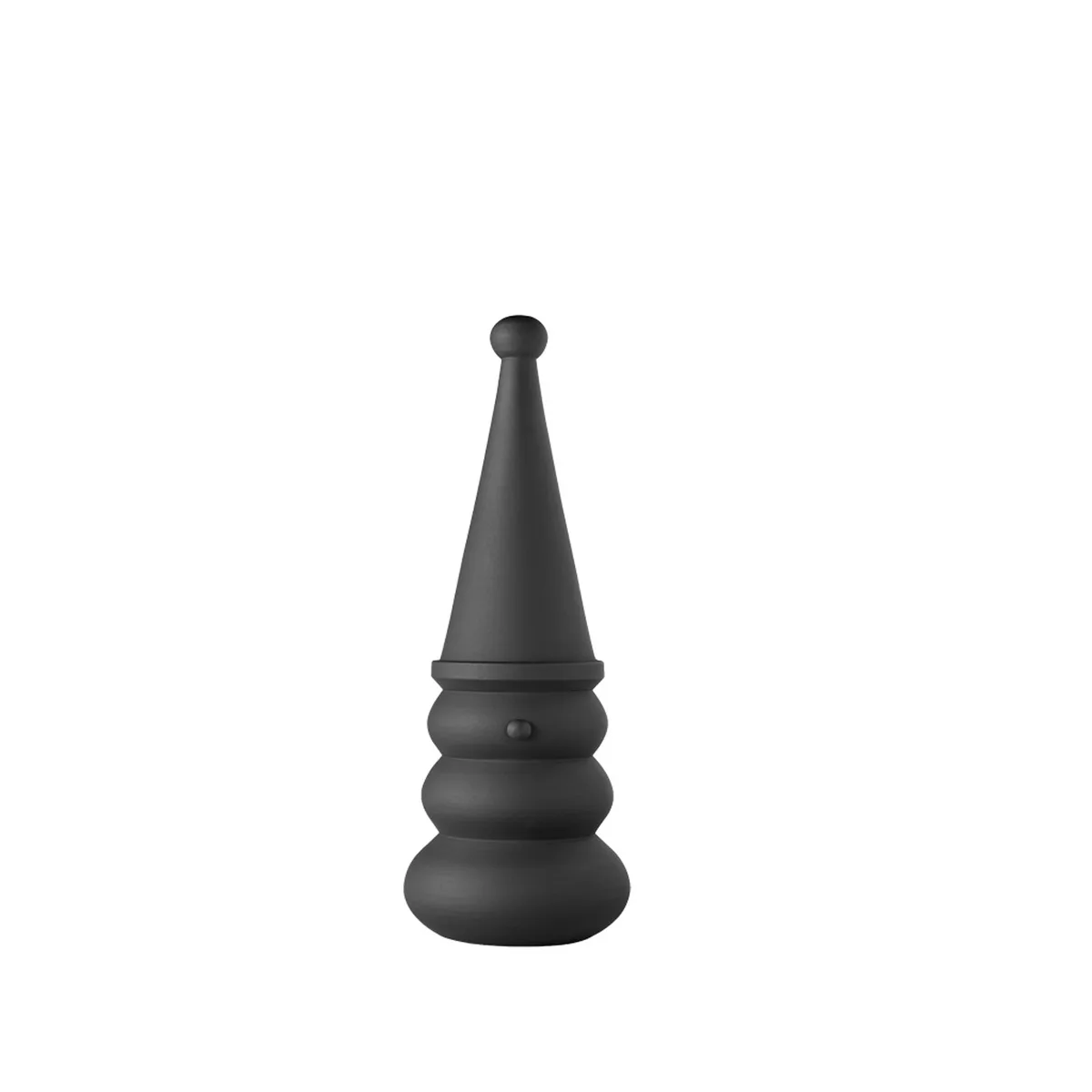 Dekofigur "Schneemann" Christmas Chic 20,3 cm van Villeroy & Boch in Zwart-gekleurd – productfoto