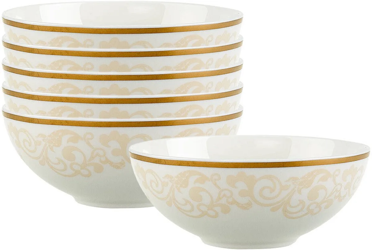 Ivoire Dessertschale 13cm Set6 von Villeroy & Boch in Wit-goud – Produktfoto