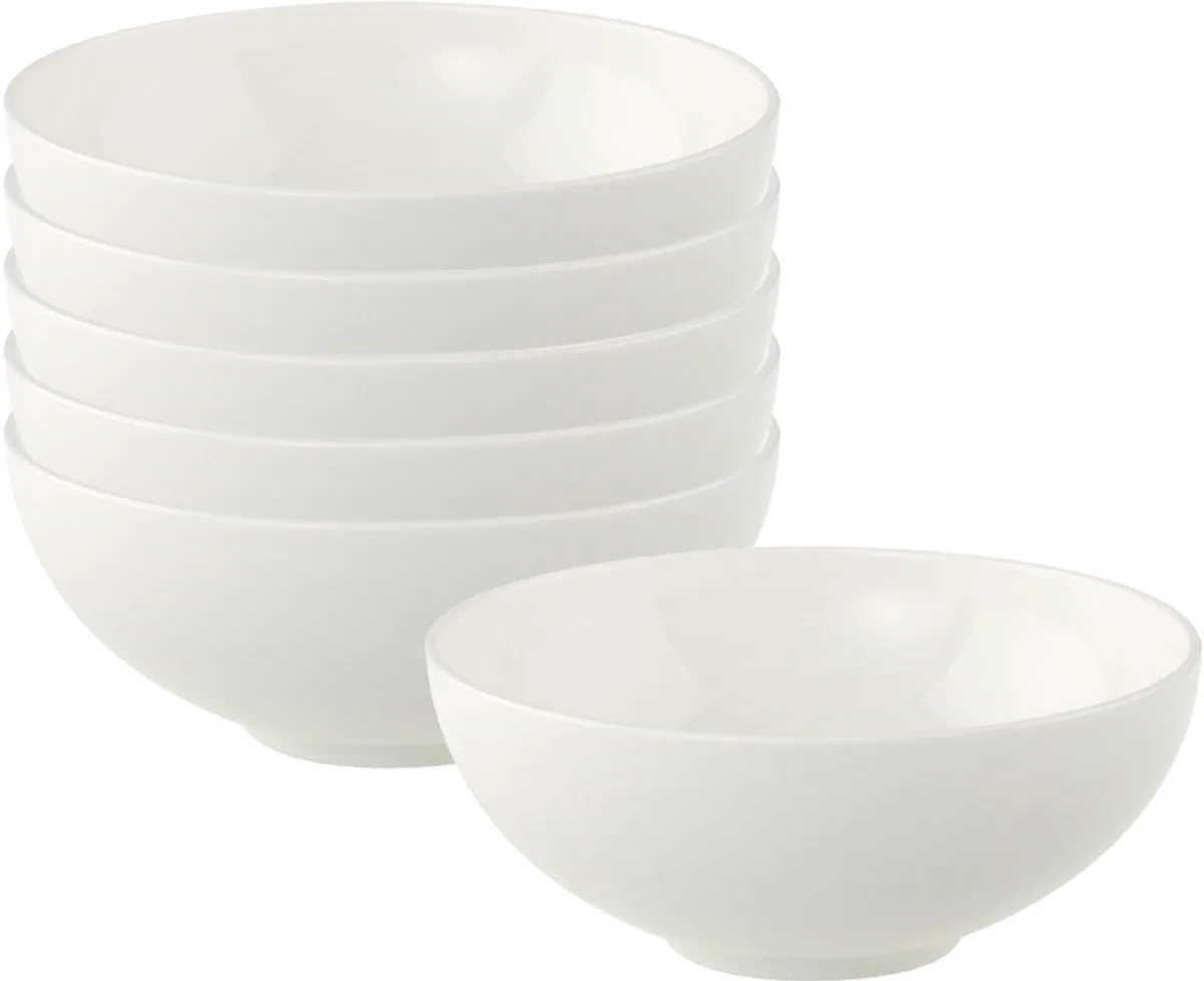 Dessertschalen Royal ø 13 cm Set van 6 by Villeroy & Boch in Wit-gekleurd – product photo