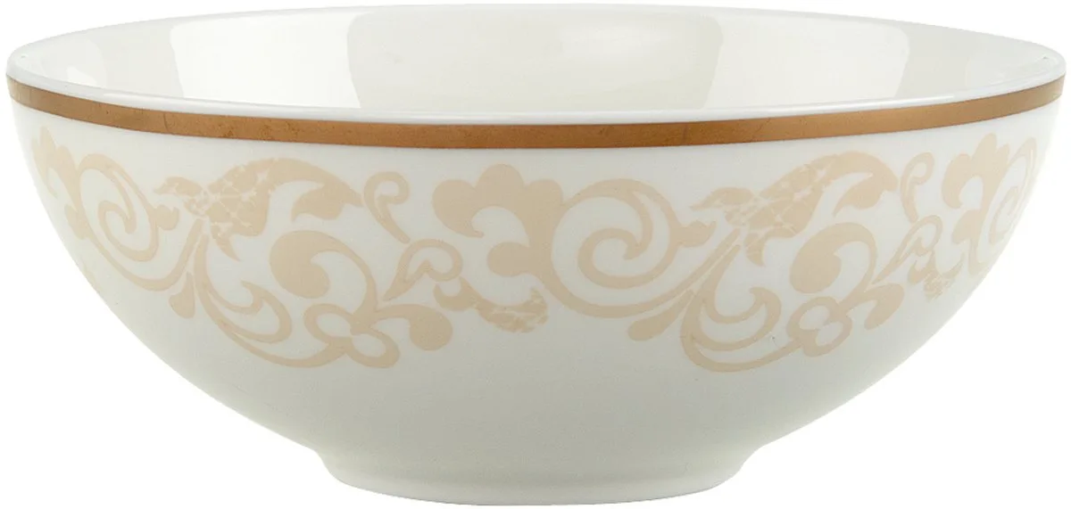 eetschaal - Rond - Geelkoper, Wit von Villeroy & Boch in Wit-goud – Produktfoto