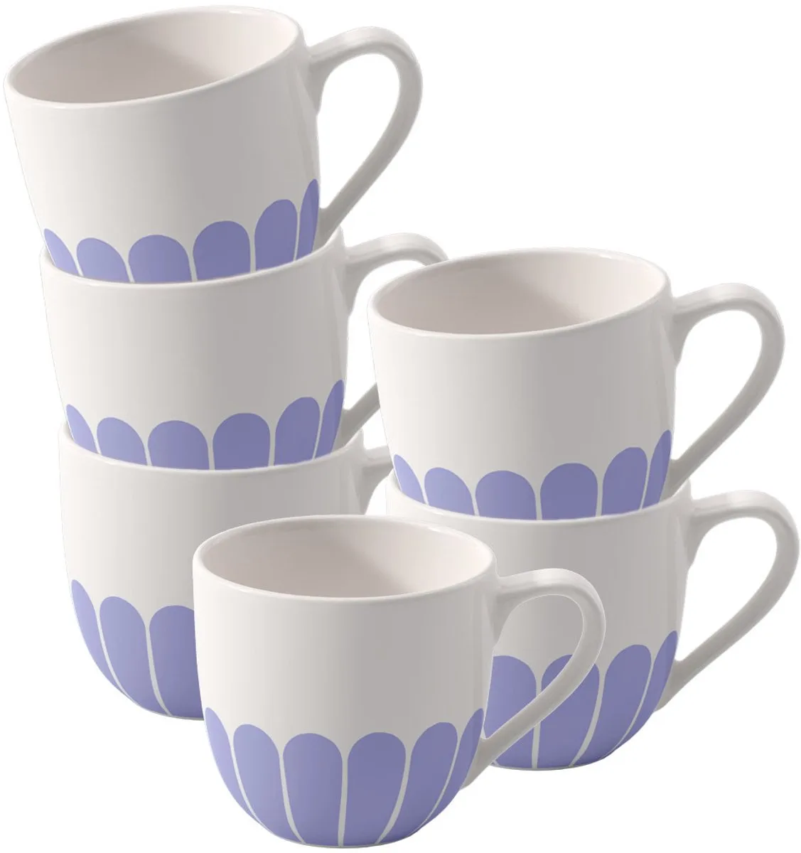 Espressotassen Fleur Couleur 70 ml Set van 6 by Villeroy & Boch in Blue – product photo